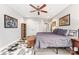 Bedroom showcasing a king-sized bed, and built in shelving at 103 Caddies Ct, Shelby, NC 28150