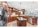 Spacious kitchen features granite countertops, custom cabinets, and stainless steel appliances at 103 Caddies Ct, Shelby, NC 28150