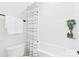 Bright bathroom showcasing subway tile, a shower-tub combo, and stylish decor accents for a clean, modern design at 1030 Rolling Meadows Dr # Rm13, Mooresville, NC 28115