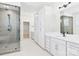 Expansive bathroom with a walk-in shower, double vanity, and ample storage space creating a luxurious experience at 1030 Rolling Meadows Dr # Rm13, Mooresville, NC 28115