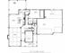 Detailed first floor plan showcasing the layout of the living spaces, kitchen, and garage at 1030 Rolling Meadows Dr # Rm13, Mooresville, NC 28115