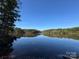 Scenic lake view with trees and clear blue sky at 13828 Lake Bluff Dr, Matthews, NC 28105