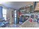Compact kitchen with stainless steel appliances and granite countertops at 1868 Ellick Dr, Newton, NC 28658