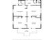 Detailed floor plan featuring layout of bedrooms, kitchen, living room, baths, and porch at 206 Mcconnell St, Clover, SC 29710