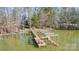Lake view with a large private boat dock, perfect for lakeside living at 2139 Peninsula Dr, Clover, SC 29710