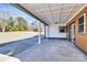 An empty patio with a view of the trees and sky at 2159 Greenleaf Rd, Clover, SC 29710