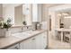 Kitchen sink and faucet with an open view to the dining room at 2937 Bellasera Way, Matthews, NC 28105