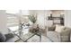 Bright office with stylish desk, comfortable seating, large window, and decorative plants at 418 Babbling Brook Ln # 245B, Locust, NC 28097