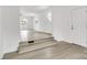 Inviting living room with open floor plan and hardwood flooring at 4501 Knollcrest Dr, Charlotte, NC 28208