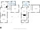 Detailed floor plan showcasing the layout of the first and second floors at 528 Sherrill Ave, Lincolnton, NC 28092