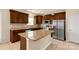 Spacious kitchen featuring an island and stainless steel appliances at 11502 Wilson Mill Ln, Pineville, NC 28134