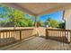 Scenic view from a spacious back deck overlooking a large, tree-filled backyard at 1311 Mack Dr, McConnells, SC 29726
