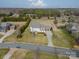 Aerial view of a two-story home with a large backyard at 2027 Gloucester St, Matthews, NC 28104