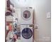 Efficient laundry area with stacked washer and dryer at 2729 Duncan Ave, Charlotte, NC 28205