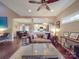 Inviting living room featuring dark hardwood floors and an open layout connected to the kitchen at 2729 Duncan Ave, Charlotte, NC 28205