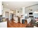 Bright kitchen featuring stainless appliances, granite counters, and open layout at 4812 Campobello Dr, Monroe, NC 28110