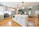 Spacious kitchen features a large island and stainless appliances with an open floor plan at 2125 Partridge Berry Ln, Rock Hill, SC 29730