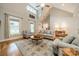 Bright living room with vaulted ceiling, large windows, and open layout at 2125 Partridge Berry Ln, Rock Hill, SC 29730