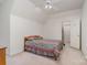 Cozy bedroom featuring neutral walls, carpeted floors, and lots of natural light at 5125 Belicourt Dr, Charlotte, NC 28277