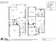 A detailed floor plan illustrating the layout of a two-story home with dimensions for each room at 615 Bourton House Dr, Charlotte, NC 28211