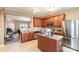Well-equipped kitchen with stainless steel appliances and ample cabinet space with an island at 757 Jones Branch Rd, Fort Mill, SC 29715