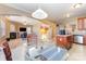 Open concept living space with a kitchen area and fireplace, perfect for entertaining at 757 Jones Branch Rd, Fort Mill, SC 29715