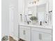 Modern bathroom with double vanity, sleek fixtures, and ample storage space, creating a clean and functional design at 1010 Rolling Meadows Dr # Rm14, Mooresville, NC 28115