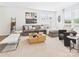 Inviting living room features a comfortable sectional sofa, contemporary decor, and large windows for natural light at 1010 Rolling Meadows Dr # Rm14, Mooresville, NC 28115
