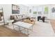 Cozy living room featuring a comfortable sectional sofa, contemporary decor, and ample natural light at 1010 Rolling Meadows Dr # Rm14, Mooresville, NC 28115