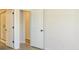 Modern bathroom featuring a glass-enclosed shower and elegant tile flooring at 17025 Malone Ln, Mint Hill, NC 28227