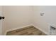 Walk-in closet with wire shelving and light-colored wood-look flooring at 17025 Malone Ln, Mint Hill, NC 28227
