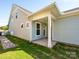 Back of the house with a covered patio at 17025 Malone Ln, Mint Hill, NC 28227