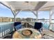 Relaxing dock view featuring comfortable seating and scenic views of the lake at 18432 Harbor Light Blvd, Cornelius, NC 28031