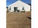 Backyard with a fenced patio and lawn at 247 Damask Dr, Lancaster, SC 29720