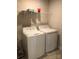 Functional laundry area equipped with a washer and dryer for convenience at 247 Damask Dr, Lancaster, SC 29720