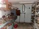 This basement includes work benches, shelving units, and plenty of storage space at 3045 Woodleaf Rd, Salisbury, NC 28147