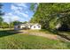 Lovely single-story home with a sprawling green lawn, showcasing its charming curb appeal on a sunny day at 341 Cline Dr, Salisbury, NC 28146