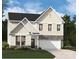 New two-story home with stone accents, attached garage, and manicured lawn at 4027 Vista Pine Dr, Charlotte, NC 28215