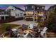 Cozy outdoor fire pit area with seating, ideal for gatherings and evening relaxation at 448 Iverson Way, Charlotte, NC 28203
