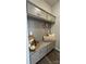 Functional mudroom with built-in storage cabinets, bench seating, coat hooks, and a cozy gray finish at 4710 Lakeview Rd # Lot 10, Charlotte, NC 28216