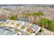 Aerial view of home with wooded backyard in quiet neighborhood at 6458 Chadwell Ct # 30, Indian Land, SC 29707