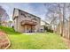 The large backyard has a deck, patio, and a fire pit at 6458 Chadwell Ct # 30, Indian Land, SC 29707