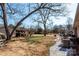 Large backyard with mature trees, ample space for entertaining, and a shed at 662 University Dr, Rock Hill, SC 29730