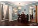 Cozy kitchen with a stainless steel refrigerator and a dining area at 662 University Dr, Rock Hill, SC 29730