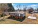 Exterior view of home showing small decks at 8670 Carroll St, Hickory, NC 28601