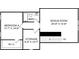 Floorplan showing the layout of the bonus room, bedroom 4, and storage area on the upper level at 9096 El Sworth Dr, Sherrills Ford, NC 28673