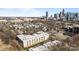 A district with a skyline view and mid-rise apartment with private balconies and an urban setting at 1101 W 1St St # 124, Charlotte, NC 28202