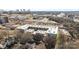 An aerial view of the community building in a quiet neighborhood at 1101 W 1St St # 124, Charlotte, NC 28202