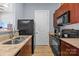 Updated kitchen with stainless steel appliances, granite countertops, and a bright, clean design at 1101 W 1St St # 124, Charlotte, NC 28202