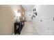 Inviting hallway features a stylish console table and decorative wall accents, setting a welcoming tone at 11205 Cardinal Creek Ave, Charlotte, NC 28215